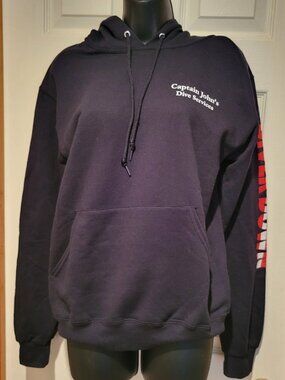 Diver Down Black Sweatshirt Size Small